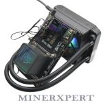 New NerdQaxe++ Hydro 4.8TH/s Bitcoin Miner - SHA-256 ASIC,15J/TH Efficiency,60W Ultra-Low Power,2.4G WiFi,Including PSU,Perfect for Mining Enthusiasts(in Stock)