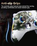 EasySMX Best Gift, PC Controller X15 Enhanced Wireless Bluetooth Controller with Hall Joysticks/Hall Triggers/RGB Lighting, No Stick Drift, No Dead Zone - Work for Windows PC, Android, Steam Switch