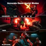 Minifire 27-inch 180Hz QHD Gaming Monitor, 2560x1440 IPS, 1ms MPRT, Adaptive Sync, 10-bit, 90% DCI-P3, 120% sRGB, HDR, Eye Care, AI Crosshair, HDMI 2.0&DP 1.2, VESA 100x100mm (MFG27F4Q)