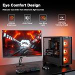 Minifire 27-inch 180Hz QHD Gaming Monitor, 2560x1440 IPS, 1ms MPRT, Adaptive Sync, 10-bit, 90% DCI-P3, 120% sRGB, HDR, Eye Care, AI Crosshair, HDMI 2.0&DP 1.2, VESA 100x100mm (MFG27F4Q)