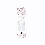 playvital Full Set Skin Decal for ps5 Console Digital Edition, Sticker Vinyl Decal Cover for ps5 Controller & Charging Station & Headset & Media Remote - Falling Cherry Blossom