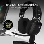 Corsair HS80 RGB USB Gaming Headset - Dolby 7.1 Surround Sound - Broadcast Quality Microphone - iCUE Compatible - PC - Black