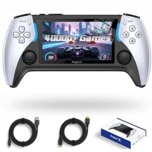 ZYGSEVE Handheld Game Console with 40,000+ Pre-Installed Games, Retro Games Console 4.3-Inch HD IPS Screen, 2500mAh Battery, 15+ Emulators