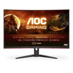 AOC Gaming C32G2ZE - 32 Inch FHD Curved Monitor, 240Hz, 1 ms MPRT, VA AMD FreeSync Premium, Low Input Lag (1920x1080@ 240Hz, 300 cd/m², HDMI/DP)