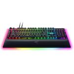 Razer BlackWidow V4 Pro (Green Switch) - Mechanical Gaming Keyboard (Clicky Mechanical Switches, Command Dial and 8 Dedicated Macro Keys, Multi-Function Roller, Wrist Rest) QWERTY UK Layout | Black