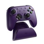 8Bitdo Ultimate 2 Wireless Controller for Windows & Android, Gaming Controller with TMR Joysticks, Switchable Hall Effect/Tactile Triggers, Motion Control, RGB Fire Ring, 8Speed Wireless Tech, Purple