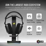 Corsair HS80 RGB USB Gaming Headset - Dolby 7.1 Surround Sound - Broadcast Quality Microphone - iCUE Compatible - PC - Black