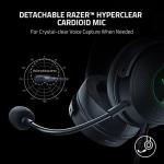Razer Kraken V3 HyperSense - Wired USB Gaming Headset with Haptic Technology (TriForce Titanium 50 mm Drivers, THX Spatial Audio, Detachable HyperClear Cardioid Mic) Black