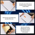 Miimall for Sony Playstation 5 Console Case Skin, Rugged ABS Electroplated Faceplate Cover for PS5 Disc Edition Shockproof Anti-Scratch Replacement Side Plates Shell for PS5 Console Accessories-Gold