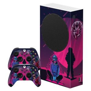 Xbox Series S Vinyl Skin Bundle – Premium 3M™ Sticker for Console & Controllers | Anti-Scratch, Bubble-Free, Easy Application, Residue-Free Removal | Custom Gaming Skin, Made in the UK (Cosmic)