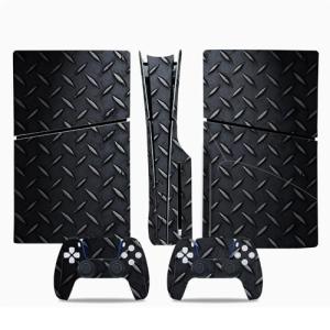 Console and Controller Accessories Cover Skins for Sony PS5 Slim Disc Edition,Carbon Fiber Protective Wrap Cover Vinyl Sticker Decals for Playstation 5 Slim,Game Console Accessories (0041)