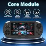 Retro Game Console Handheld, 4.5-Inch IPS Screen, 20,000+ Pre-Installed Classic Games, 64GB, Supports 15+ Emulators, 3000mAh Battery, Portable Gaming Device for Kids & Adults