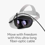 Meta Quest link cable – Works with Meta Quest 3/3S – 16 foot (5 m) – Premium fibre-optic cable – Access PC VR Games – Up to 5 Gbps bandwidth