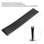 Vikye For Digital Console Middle Skin, Brushed Black, PVC, Scratch Resistant