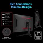 KTC 27 Inch QHD Curved Gaming Monitor, 2K@180Hz 1440P Monitor with 1500R VA Panel, 1ms MPRT, Adaptive Sync, HDR10, 132% sRGB, VESA, HMDI 2.0 / DP 1.4 for Desktop, Laptop, PS5, Xbox and More