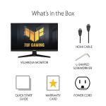 ASUS TUF Gaming VG249Q3A Gaming Monitor – 24-inch(23.8 inch viewable), Full HD (1920x1080), 180Hz, Fast IPS, ELMB, 1ms (GTG), FreeSync Premium, Variable Overdrive, 99% sRGB