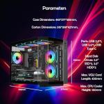 ionz Gaming PC - Desktop Computer, AMD Ryzen 7 5700X, NVIDIA RTX 5060,16GB RAM 1TB NVMe SSD, 120mm AIO, Windows 11, 600W 80+ PSU, WiFi, Apex, White