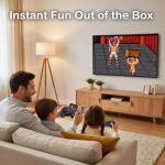 CRONOVA Retro Handheld Game Console – 520 Classic Games Preloaded, Mini Portable Emulator, 2.4” Color LCD Screen, TV Output, Double Player, Rechargeable Battery, Gift for Kids & Adults