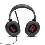 JBL Quantum 200 Wired Over-Ear Gaming Headset with Microphone, Multi-Platform, Black