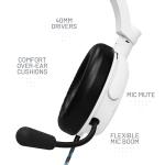 STEALTH C6-100 Blue Over Ear Gaming Headset PS4/PS5, XBOX, Nintendo Switch, PC with Flexible Mic, 3.5mm Jack, 1.5m Cable, Lightweight, Comfortable and Durable