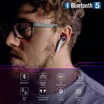 August EPG500 Wireless Gaming Earbuds with Dual-Mic ENC Noise Cancelling - Bluetooth 5.0 Earphones, Low-Latency, 40H Playtime with Charging Case, USB-C Charging for Sports, Meeting, PC, PS5, Switch
