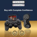 CRONOVA Retro Handheld Game Console – 520 Classic Games Preloaded, Mini Portable Emulator, 2.4” Color LCD Screen, TV Output, Double Player, Rechargeable Battery, Gift for Kids & Adults