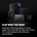 Elgato 4K X – Capture Up to 4K144 with Ultra-Low Latency on PS5|Pro, Xbox Series X|S, Nintendo Switch 2, OBS and More, HDMI 2.1, VRR, HDR10, USB 3.2 Gen 2, for Streaming & Recording, PC|Mac|iPad