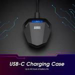 August EPG500 Wireless Gaming Earbuds with Dual-Mic ENC Noise Cancelling - Bluetooth 5.0 Earphones, Low-Latency, 40H Playtime with Charging Case, USB-C Charging for Sports, Meeting, PC, PS5, Switch