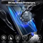 10 in 1 Accessories Kit for Playstation Portal, KOVA Carrying Case & TPU Skin Cover with Kickstand for PS5 Portal Console, Travel Shell with 2* Screen Protector & 4* Thumb Grip for PS Portal Handheld