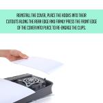 Vinyl Skin Underlay compatible with PS5 Slim Console (Disc & Digital) - Retro & Classic Designs - Premium 3M Vinyl - Custom Skins - Made in the UK