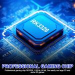 Weciau R36S Retro Handheld Game Console, 3.5 Inch 3500mAh Portable Retro Games Console with Open Source Linux System, 64G TF Card, 20000+ Classic Games for Teens and Adults Gifts (Black)