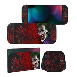 PlayVital Full Set Protective Skins for Nintendo Switch 2 Console & Joycon, Customized Vinyl Decal Wrap Sticker for Nintendo Switch 2 & Dock & Hand Grips - Clown Hahaha