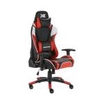 X-Rocker Agility Gaming Chair, Computer Chair with Headrest and Lumbar Support, Height Adjustable Gaming Chair with Swivel Seat for Office Home Working, Faux Leather & Adjustable Ergonomics - RED