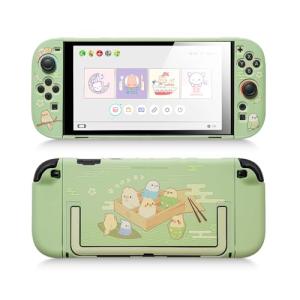 GeekShare Protective Case Compatible with Switch 2, PC Slim Dockable Skin Cover Compatible with Switch 2 Console and Game Console - Little Parrots