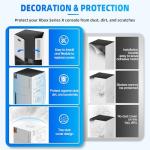 WOLIBEAR Magnetic Wraps for Xbox Series X Console Accessories, Cover Skin with Premium PU Leather, Magnetic Closure Wrap & TOP Cover for Xbox Series X, Full Protection