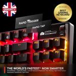 SteelSeries Apex Pro TKL Gen 3 - Gaming Keyboard - Hall Effect Switches; OmniPoint 3.0 - Adjustable Actuation - Game-Ready Presets - Rapid Trigger, Protection Mode, Rapid Tap/SOCD - English QWERTY