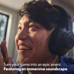 JBL Quantum 100M2 Wired Over-Ear Gaming Headset with JBL QuantumSOUND Signature and 3.5 mm Headphone Jack, Multi-Platform Compatibility, Detachable Mic, Mute Option, Black