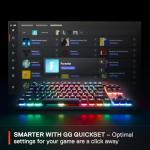 SteelSeries Apex Pro TKL Gen 3 - Gaming Keyboard - Hall Effect Switches; OmniPoint 3.0 - Adjustable Actuation - Game-Ready Presets - Rapid Trigger, Protection Mode, Rapid Tap/SOCD - English QWERTY