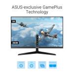 ASUS VY249HGR Eye Care Gaming Monitor – 24 inch FHD (1920x1080), IPS, 120Hz OC, SmoothMotion, 1ms MPRT, Adaptive Sync, Eye Care Plus, Blue Light Filter, Flicker Free, antibacterial treatment