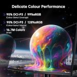 KTC 34 Inch Curved Ultrawide Monitor, UWQHD (3440 x 1440) 180Hz Gaming Monitor, Adaptive Sync, 21:9 VA Panel 1500R, 1ms MPRT, HDR10, 2 x DP 1.4 (180Hz), 2 x HDMI 2.1(100Hz), H34S18S