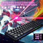 PC Gaming Keyboards SUMVISION SEEKER DESTROYER 60% Percent Pro Gaming Keyboard Wired USB Mini Compact Backlit Mechanical Feel Apple Mac Windows 11 PC PS5 Xbox Series X/S (FREE UK TECH SUPPORT)