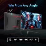 KTC 32 Inch Curved Gaming Monitor, Full HD 1080P@240Hz Monitor, VA 1500R, 1ms, Adaptive Sync, HDR10, HDMI 2.0 / DP1.4, 125% sRGB, VESA, Compatible with Desktop, Laptop, PS5, Xbox, Switch and More