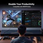 KTC 34 Inch Curved Ultrawide Monitor, UWQHD (3440 x 1440) 180Hz Gaming Monitor, Adaptive Sync, 21:9 VA Panel 1500R, 1ms MPRT, HDR10, 2 x DP 1.4 (180Hz), 2 x HDMI 2.1(100Hz), H34S18S