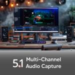 AVerMedia GC553G2 Live Gamer ULTRA 2.1 - 4K60 USB Capture Card with 4K144 & 1080p360 Passthrough, HDMI 2.1, VRR, Plug & Play, Low Latency Streaming for PS5, Xbox, Switch, OBS, Mac, Windows 11, PC