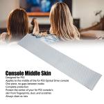 Console Middle Skin, Game Console Middle Strip Sticker Only Available for Optical Drive Version Host, Scratch Resistant (Grey)