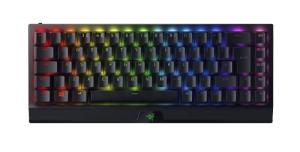 Razer BlackWidow V3 Mini HyperSpeed (Yellow Switch) - Wireless 65% Mechanical Gaming Keyboard (Silent Mechanical Switches, Bluetooth, USB-C, Stealth Pudding Keycaps) QWERTY UK Layout | Black
