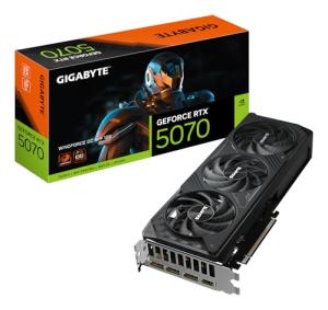 Gigabyte GeForce RTX 5070 WINDFORCE OC SFF 12G Graphics Card - 12GB GDDR7, 192bit, PCI-E 5.0, 2542 MHz Core Clock, 3 x DP 2.1a, 1 x HDMI 2.1b, NVIDIA DLSS 4, GV-N5070WF3OC-12GD