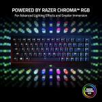 Razer BlackWidow V3 Mini HyperSpeed (Yellow Switch) - Wireless 65% Mechanical Gaming Keyboard (Silent Mechanical Switches, Bluetooth, USB-C, Stealth Pudding Keycaps) QWERTY UK Layout | Black