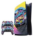 PS5 (Original) Disc Bundle Vinyl Skin – Premium 3M™ Decals for Console & Controllers | Bubble-Free, Easy Application, Scratch-Resistant, Residue-Free Removal | Custom Gaming Skin, Made in UK (Racing)