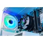 ADMI Gaming PC - AMD Ryzen 7 5700X - NVIDIA RTX 5060 8GB GDDR7 - DDR4 16GB - NVMe 1TB - WIFI - Charger RGB Case (White) - Windows 11